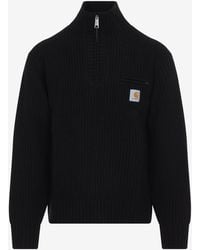 Carhartt - Detroit Half-Zip Ribbed Sweater - Lyst