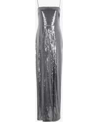 ROTATE BIRGER CHRISTENSEN - Sequin Embellished Maxi Dress - Lyst