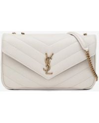 Saint Laurent - Medium Loulou Quilted Leather Crossbody Bag - Lyst