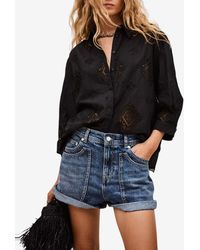 Ba&sh - Muriel Broderie Anglaise Shirt - Lyst