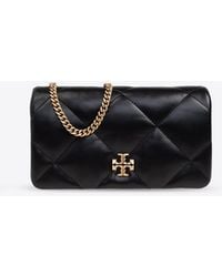 Tory Burch - Mini Kira Quilted Leather Chain Clutch - Lyst