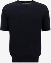 Brunello Cucinelli - Fine Knit T-Shirt - Lyst