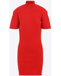 Jacquemus - Castagna Knitted Mini Dress - Lyst