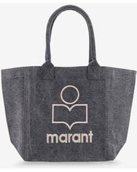 Isabel Marant - Small Yenky Canvas Tote Bag - Lyst