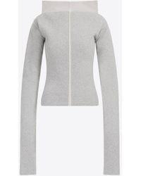 Rick Owens - Cowl-Neck Cashmere Knit Sweater - Lyst