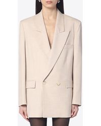 ANDAMANE - Virginia Double-Breasted Blazer - Lyst