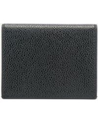 Thom Browne - Logo Embossed Leather Double Cardholder - Lyst