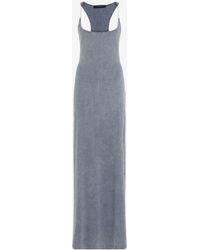 Y. Project - Invisible Strap Ribbed Maxi Dress - Lyst