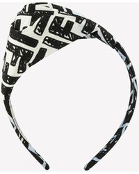black and white fendi headband