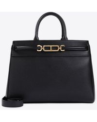 Tom Ford - Logo-Plaque Leather Top Handle Bag - Lyst