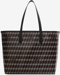 AU DEPART - No. 55 Monogram Coated Canvas Tote Bag - Lyst