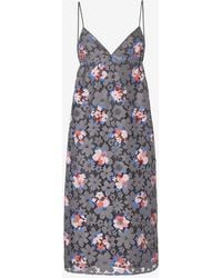 Fendi - Bouquet Print Midi Dress - Lyst