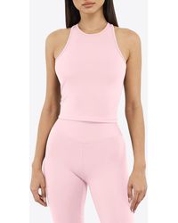 THE GIVING MOVEMENT x YOOX - Racerback Cropped Top - Lyst