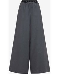 Marni - Wide-Leg Wool Pants - Lyst