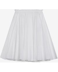Ami Paris - Gathered Flared Skirt - Lyst