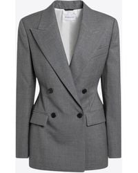 Givenchy - Double-Breasted Wool Jacket - Lyst