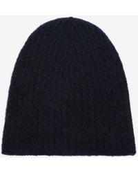 Roberto Collina - Cashmere And Silk Ribbed Beanie - Lyst