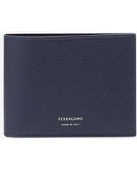 Ferragamo - Classic Calfskin Bi-Fold Wallet - Lyst