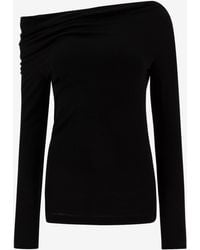 Givenchy - Asymmetrical Draped Top - Lyst