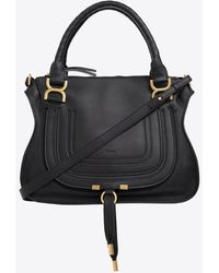 Chloé - Medium Marcie Calf Leather Shoulder Bag - Lyst
