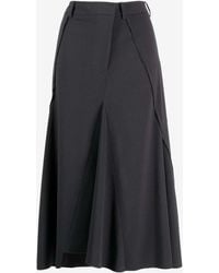 Low Classic - Mermaid Asymmetric Midi Skirt - Lyst