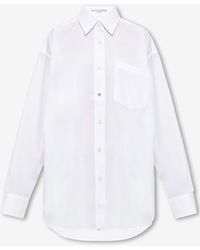 Stella McCartney - Oversized Long-Sleeved Shirt - Lyst