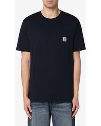Carhartt - Logo Patch Pocket T-Shirt - Lyst