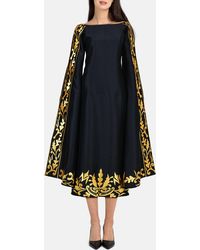 Rue15 - Her Majesty Embroidered Kaftan With Flared Sleeves - Lyst