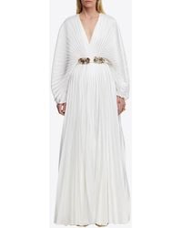 Acler - Wonastow Plisse Maxi Dress - Lyst