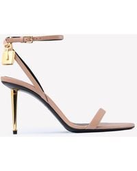 Tom Ford - Padlock 85 Naked Pointy Sandals - Lyst