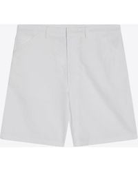 Prada - Triangle Logo Bermuda Shorts - Lyst
