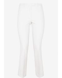 MAX MARA'S Fatina Slim Trousers - White