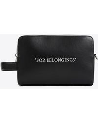 Off-White c/o Virgil Abloh - Quote Bookish Toiletry Pouch - Lyst