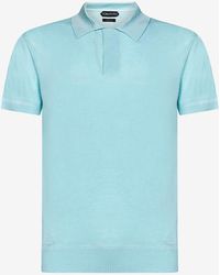 Tom Ford - Tennis Pique Polo T-Shirt - Lyst