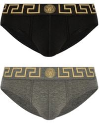 Versace - Two-Pack Briefs - Lyst
