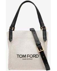 Tom Ford - Small Amalfie Logo-Printed Tote Bag - Lyst