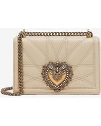 Dolce & Gabbana - Leather Devotion Shoulder Bag - Lyst