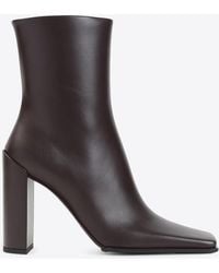 Alaïa - 90 Square-Toe Ankle Boots - Lyst