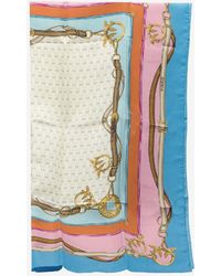 Pinko - Limbo Printed Silk Blend Scarf - Lyst