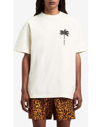 Palm Angels - The Palm Crewneck T-Shirt - Lyst
