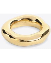 Jil Sander - Irregular Brass Ring - Lyst