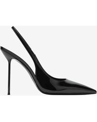 Paris Texas - Lidia 105 Patent Leather Slingback Pumps - Lyst