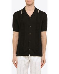 Brunello Cucinelli - Knitted Button-Up Shirt - Lyst