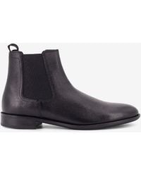 BOSS - Leather Chelsea Boots - Lyst