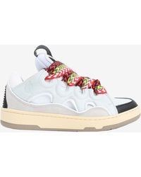 Lanvin - Curb Low-Top Sneakers - Lyst