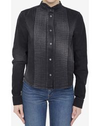 Loewe - Washed-Out Denim Shirt - Lyst