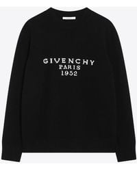 Givenchy - Logo Intarsia Wool And Cashmere Sweater - Lyst