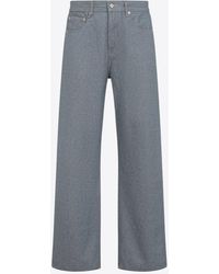 Jacquemus - Le De-Nîmes Droit Wide-Leg Jeans - Lyst