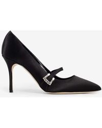 Manolo Blahnik - Ramima 90 Crystal Buckle Pumps - Lyst