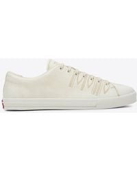 Prada - Logo-Embossed Lace-Up Sneakers - Lyst